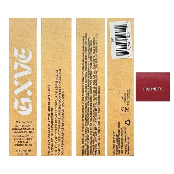 GXVE By Gwen Stefani I’m Still Here Longwear Matte Liquid Lipstick FISHNETS - Picture 8 of 8